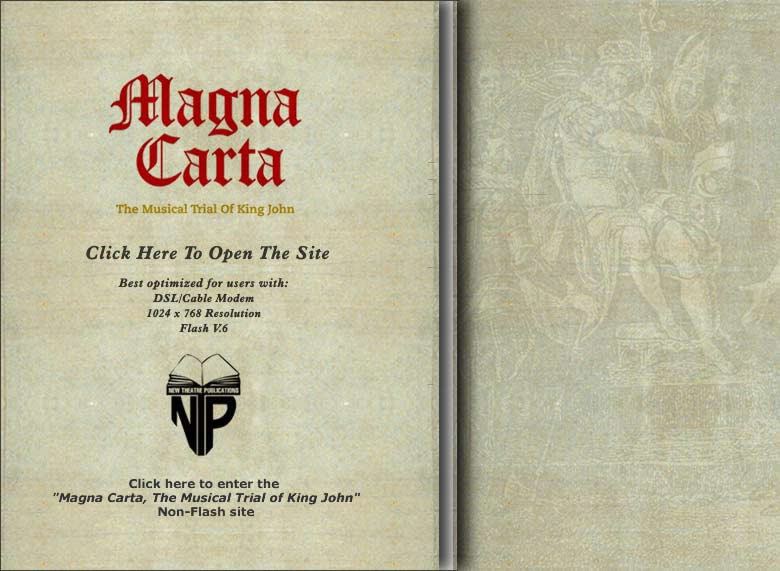 Magna Carta: Musical Trial of King John Cover